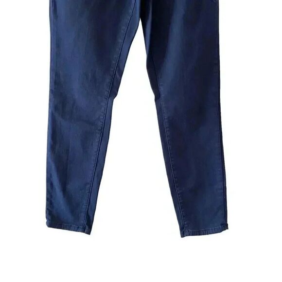 Tahari Denim Jeans Navy Skinny Leg Designer Cotton Blend Mid-Rise SZ 8/29 # 1582 - Picture 5 of 13